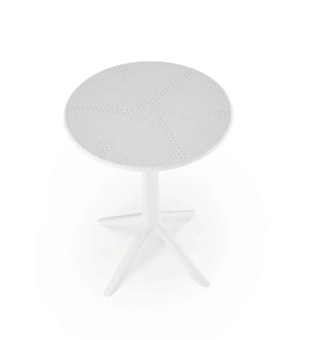 Halmar Stół ogrodowy CALVO 72 cm biały