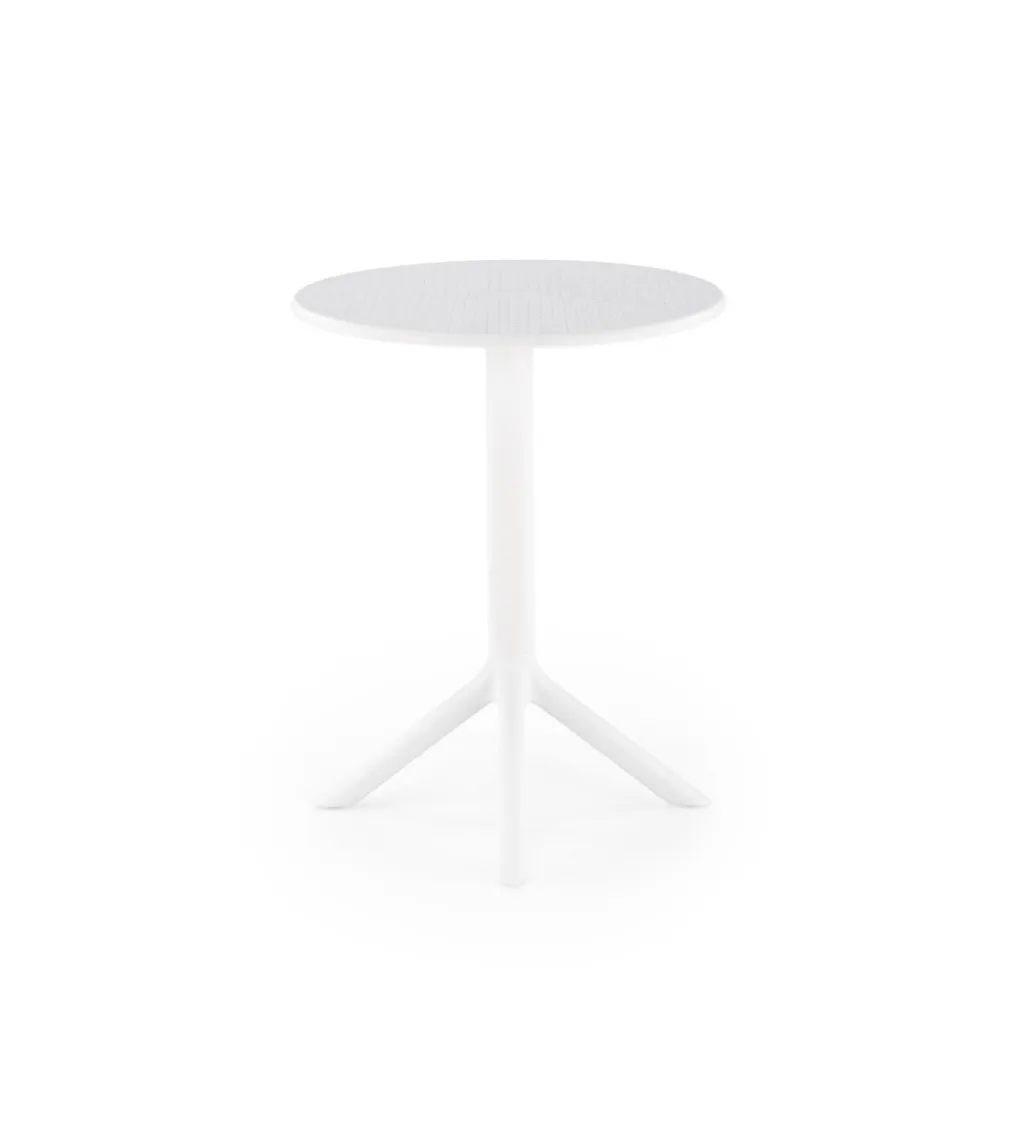 Halmar Stół ogrodowy CALVO 72 cm biały