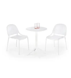 Halmar Stół ogrodowy CALVO 72 cm biały