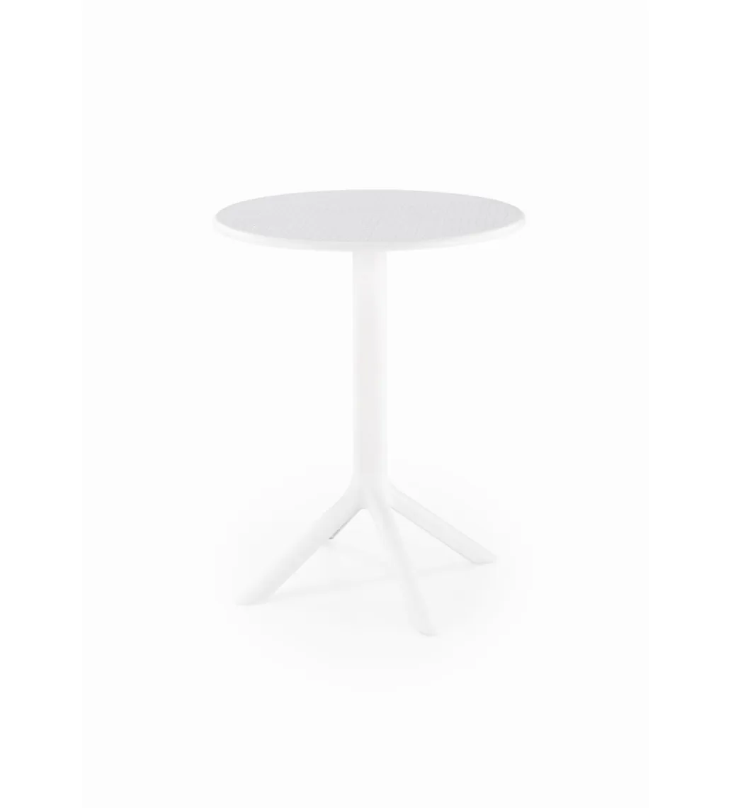 Halmar Stół ogrodowy CALVO 72 cm biały
