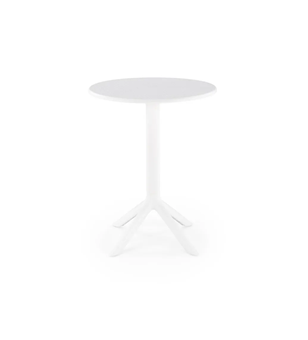 Halmar Stół ogrodowy CALVO 72 cm biały