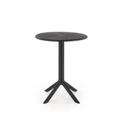 Halmar Stół ogrodowy CALVO 72 cm czarny