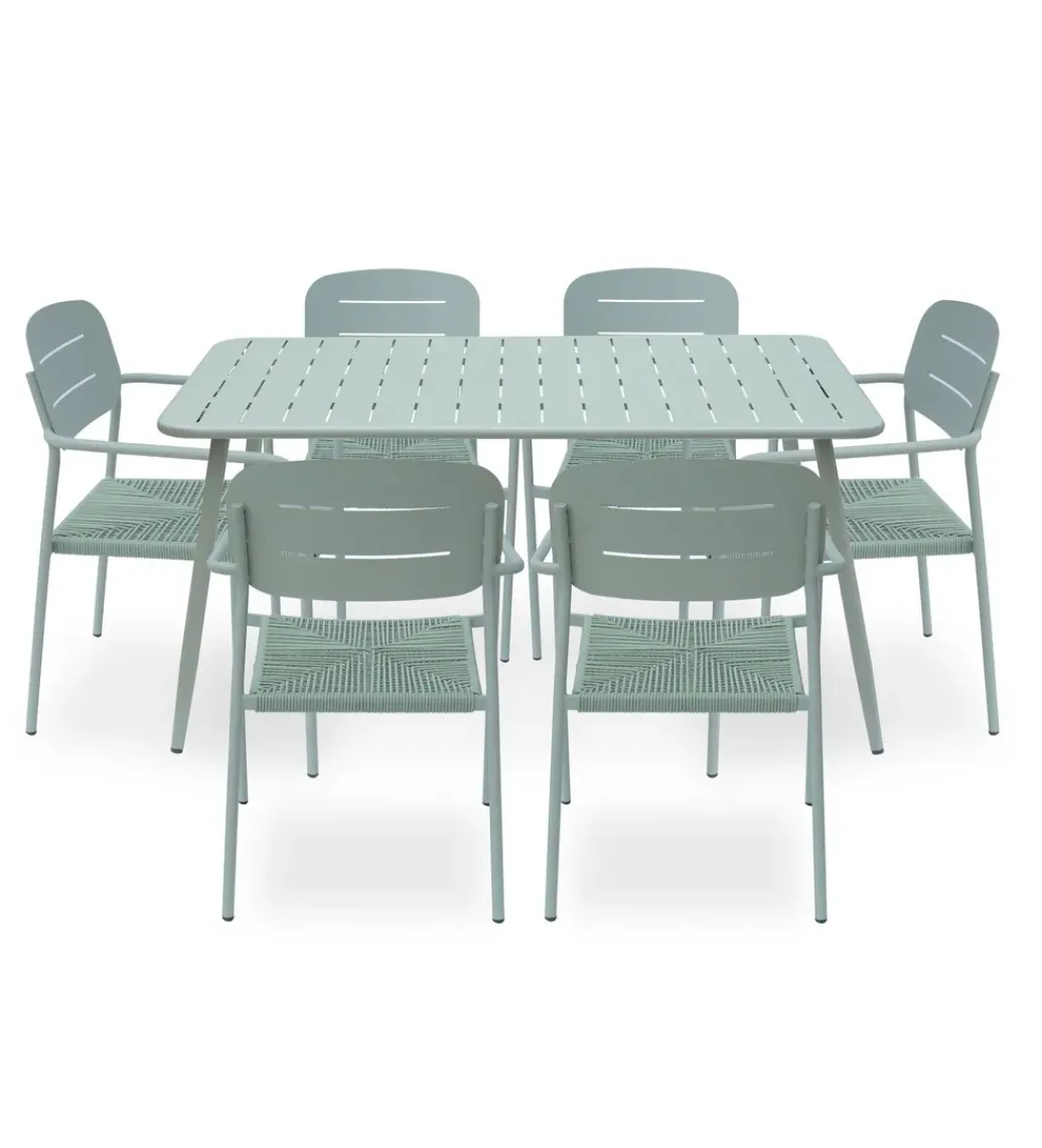 Zona-Design Stół ogrodowy PANKOW 150 cm miętowy