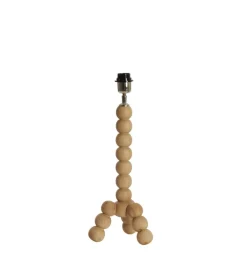 L&L Stojak do lampki nocnej VEGLIO 40 cm drewno mango naturalny