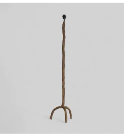 L&L Stojak do lampy GUJA 137 cm brązowy