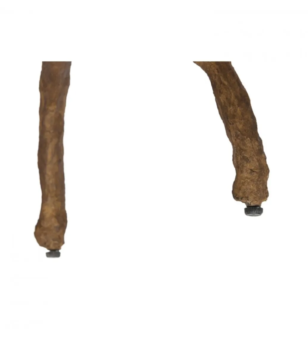 L&L Stojak do lampy GUJA 137 cm brązowy