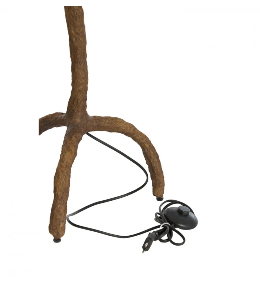 L&L Stojak do lampy GUJA 137 cm brązowy