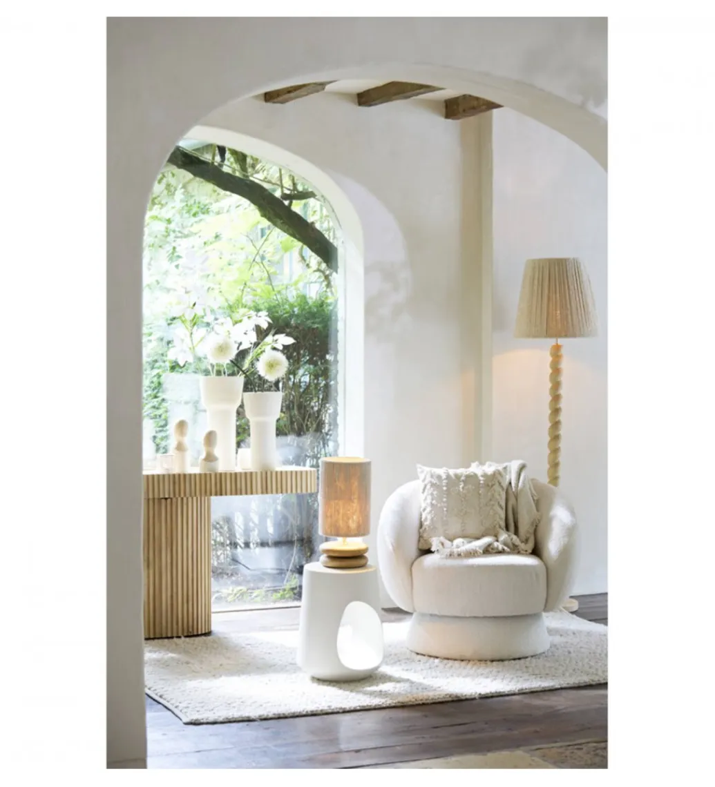 L&L Stojak do lampy NANNO 138 cm drewno mango naturalny
