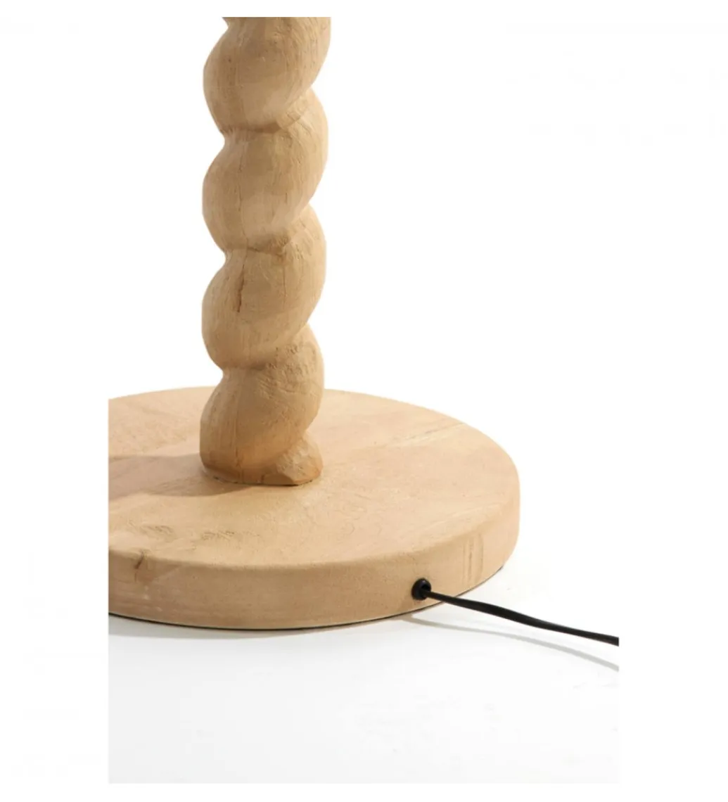 L&L Stojak do lampy NANNO 138 cm drewno mango naturalny