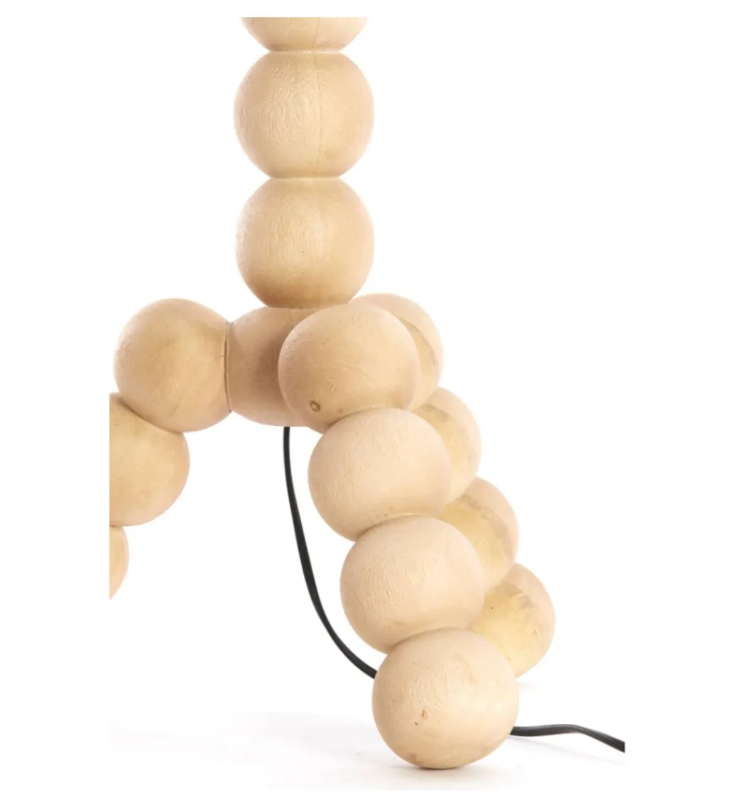 L&L Stojak do lampy VEGLIO 130 cm drewno mango naturalny