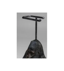 KDesign Stojak na papier toaletowy GORYL 51 cm czarny