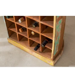 Invicta Interior Stojak na wino BARGE 190 cm drewno mango