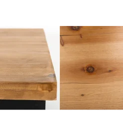 Invicta Interior - przedsprzedaż Stojak na wino BODEGA 185 cm naturalny czarny