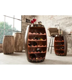 Invicta Interior - przedsprzedaż Stojak na wino Chateau 80 cm drewno jodła