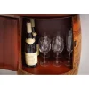 Invicta Interior Stojak na wino GLOBE 75 cm drewno sosna
