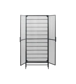 KDesign Stojak na wino PORTO 75 x 180 cm czarna