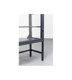 KDesign Stojak na wino PORTO 75 x 180 cm czarna