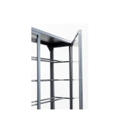 KDesign Stojak na wino PORTO 75 x 180 cm czarna