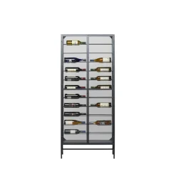 KDesign Stojak na wino PORTO 75 x 180 cm czarna