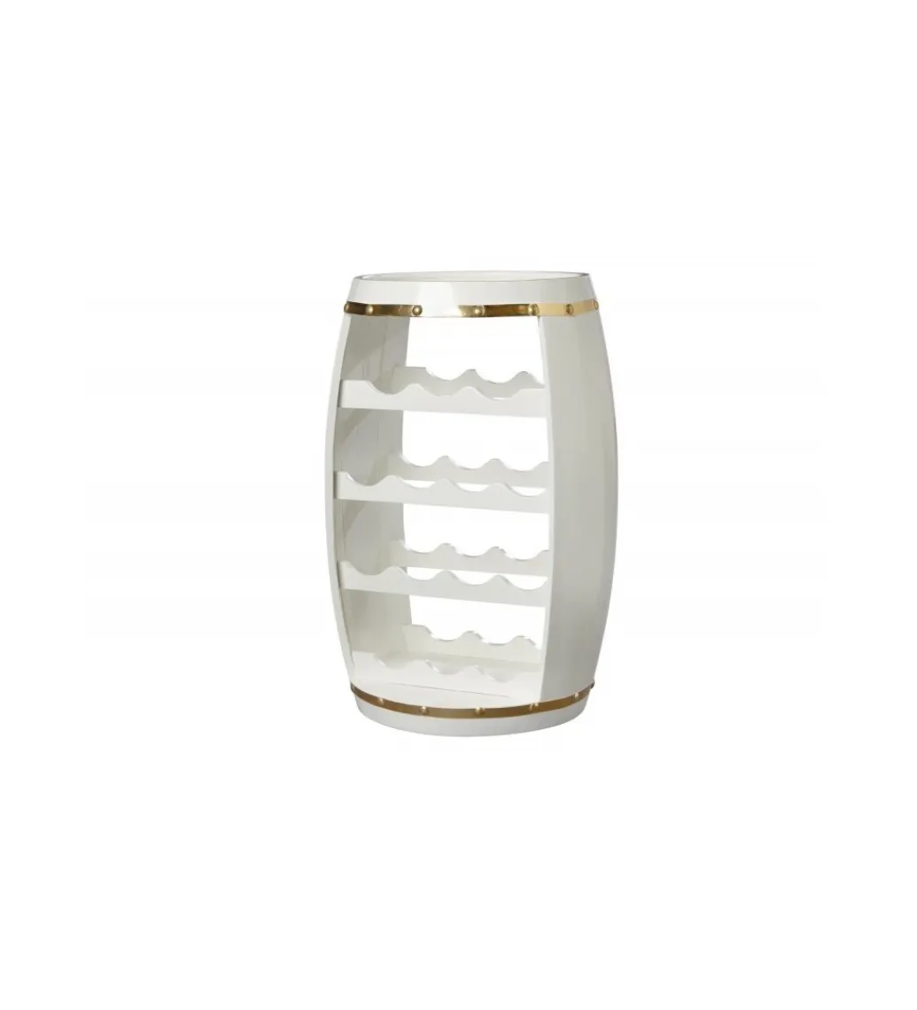 Invicta Interior Stojak na wino REMMES 42 cm biały