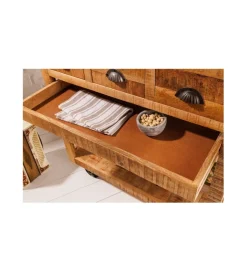 Invicta Interior Stojak na wino REMMES 86 cm drewno mango