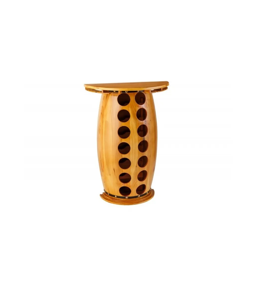 Invicta Interior Stojak na wino REMMES 60 cm drewno sosna