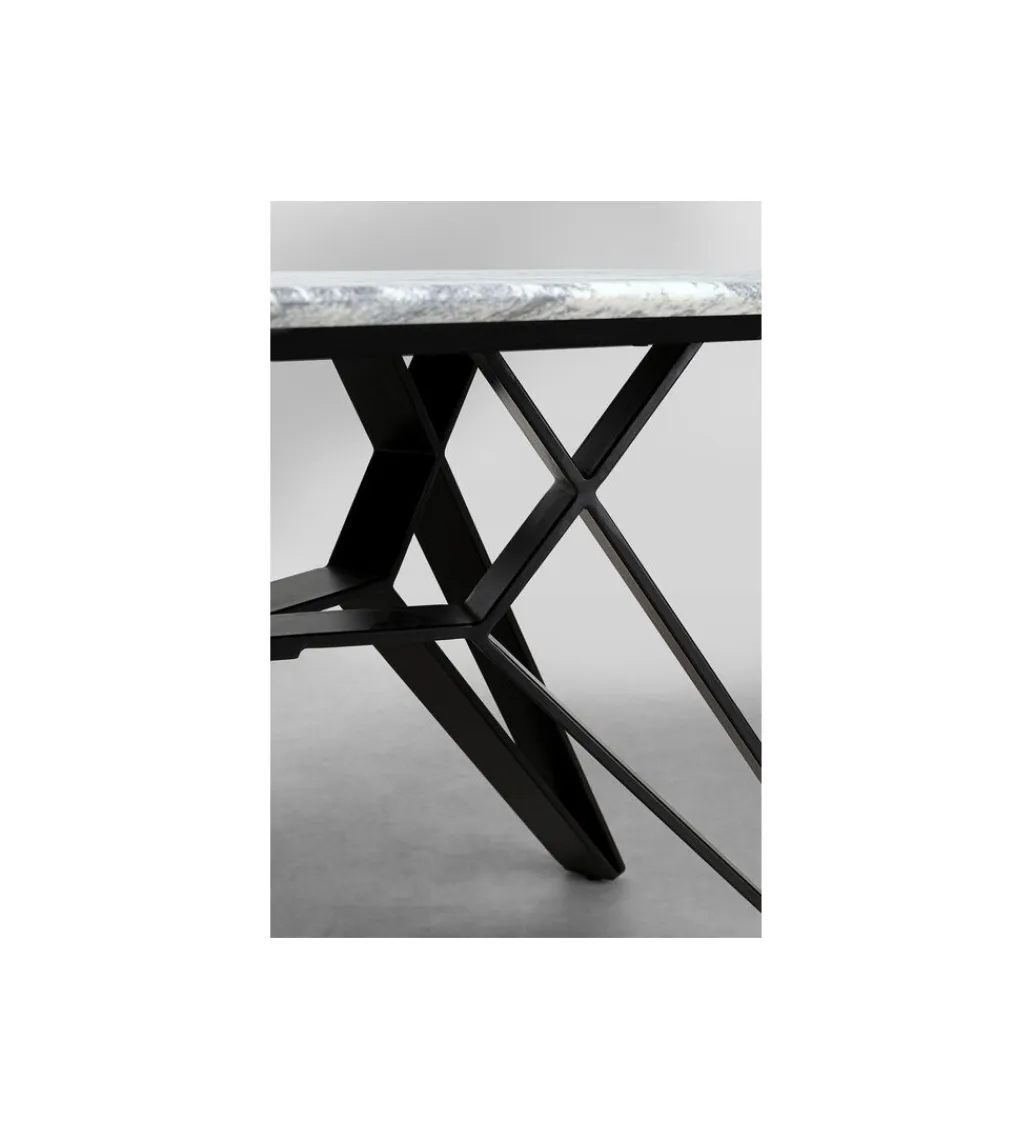 KARE Stół OKINAWA 180 x 90 cm granitowy blat