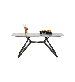 KARE Stół OKINAWA 180 x 90 cm granitowy blat