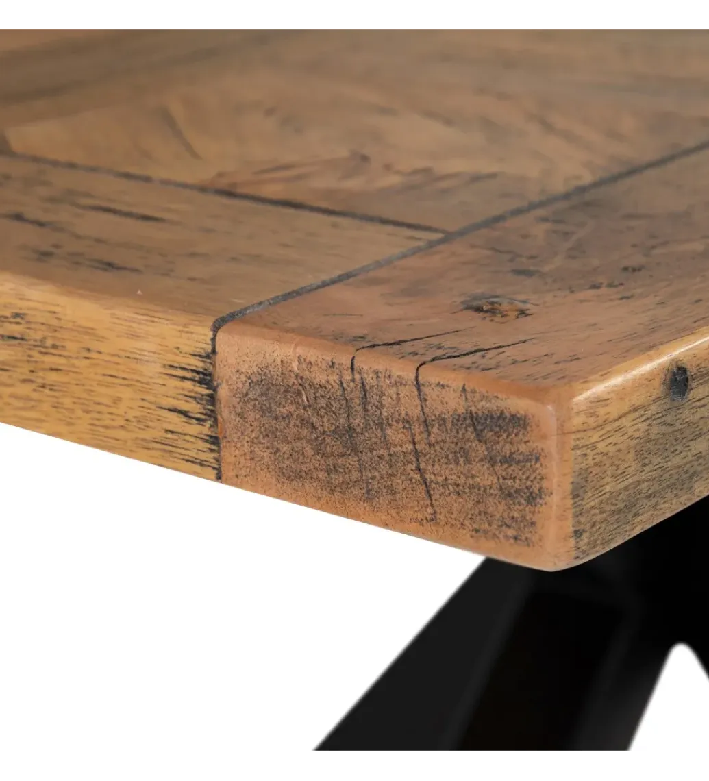 Zona-Design Stół OKYNTOS 160 cm drewno mango brązowy