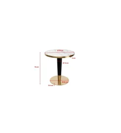 KARE Stolik bistro AMALIA 70 cm