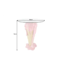 Invicta Interior Stolik bistro ICE CREAM 75 cm