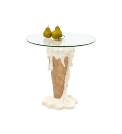 KARE Stolik bistro ICE CREAM VANILLA 48 cm