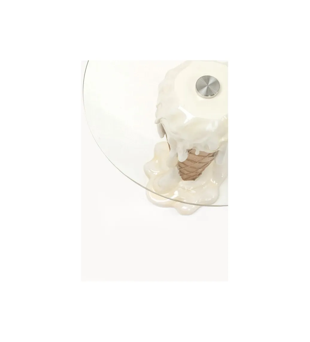 KARE Stolik bistro ICE CREAM VANILLA 48 cm