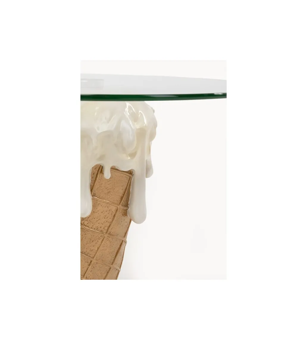 KARE Stolik bistro ICE CREAM VANILLA 48 cm