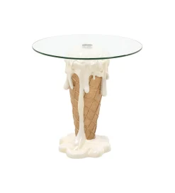 KARE Stolik bistro ICE CREAM VANILLA 48 cm