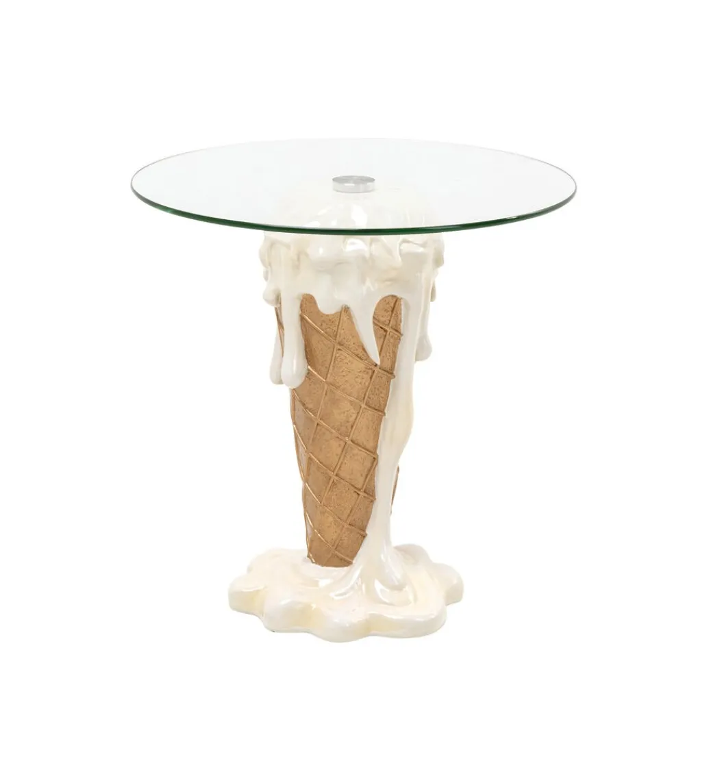 KARE Stolik bistro ICE CREAM VANILLA 48 cm