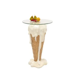 KARE Stolik bistro ICE CREAM VANILLA 73 cm