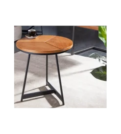 Invicta Interior Stolik GRENADA 45 cm w optyce dębu
