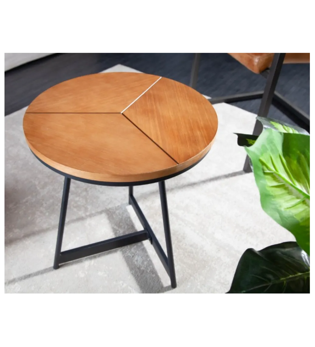 Invicta Interior Stolik GRENADA 45 cm w optyce dębu