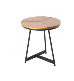 Invicta Interior Stolik GRENADA 45 cm w optyce dębu