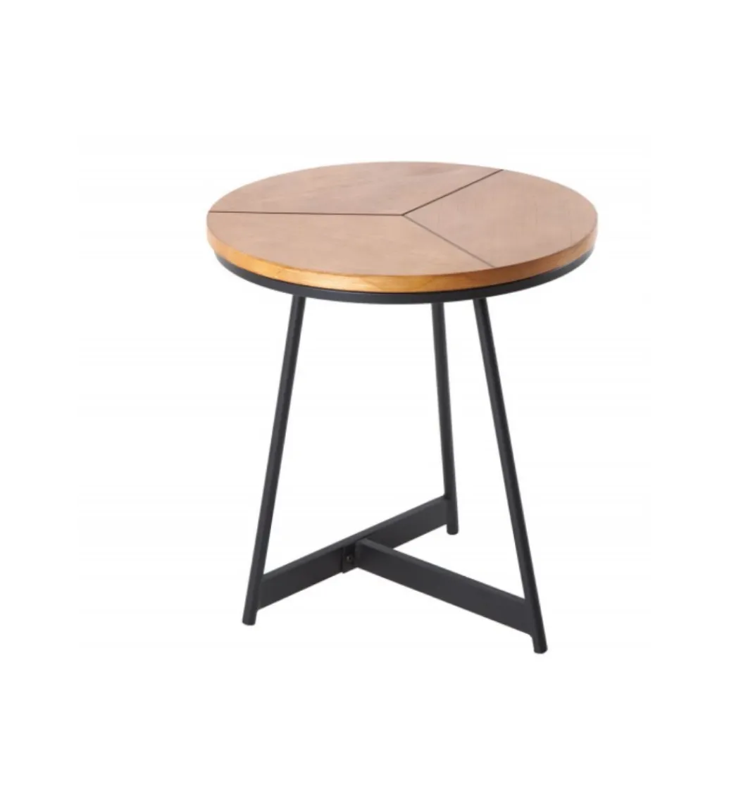 Invicta Interior Stolik GRENADA 45 cm w optyce dębu
