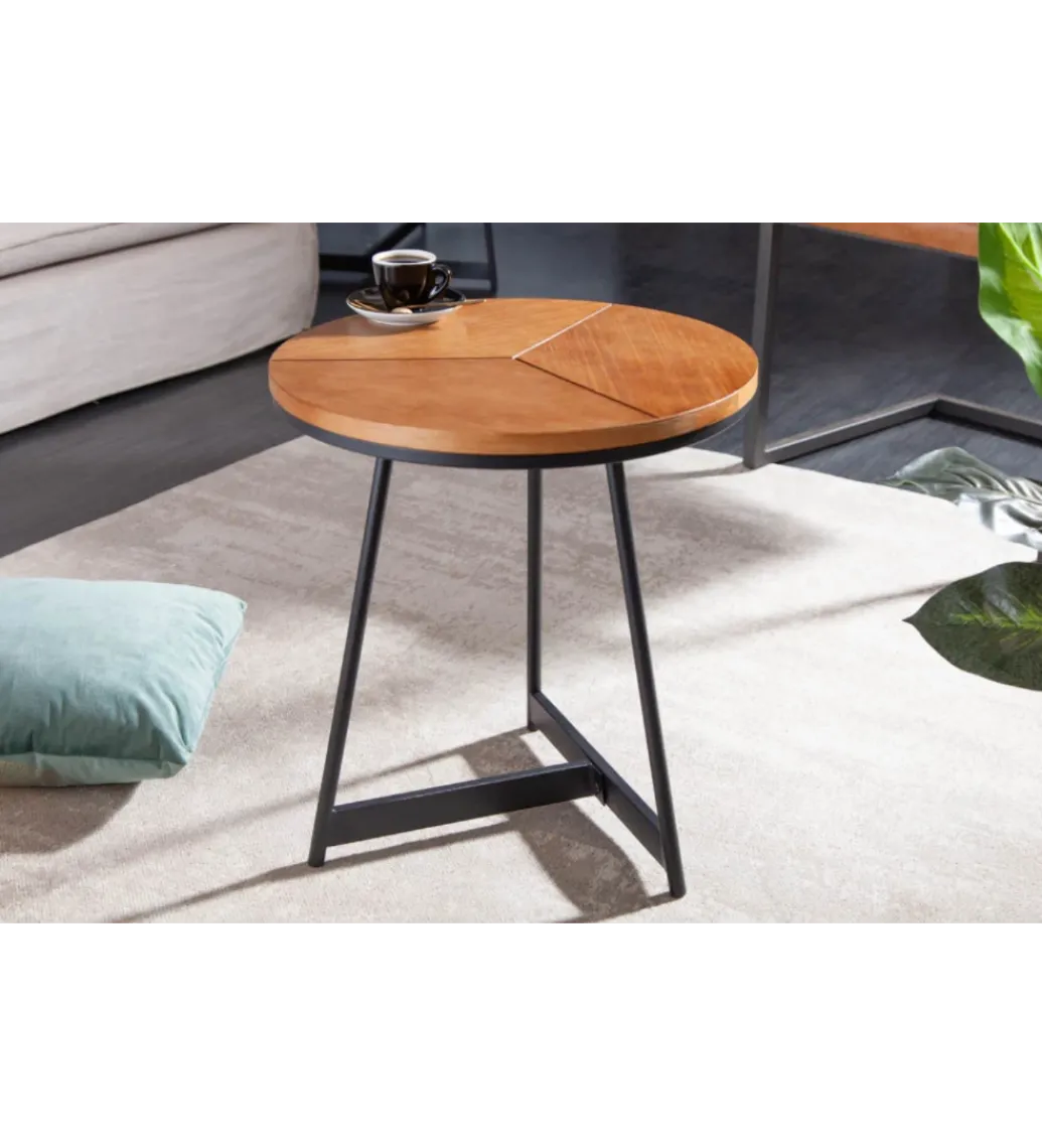 Invicta Interior Stolik GRENADA 45 cm w optyce dębu