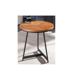 Invicta Interior Stolik GRENADA 45 cm w optyce dębu