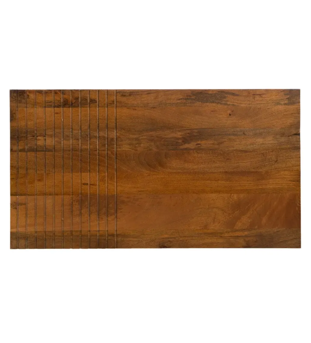 Zona-Design Stolik kawowy ABNER 110 cm drewno mango Brązowa