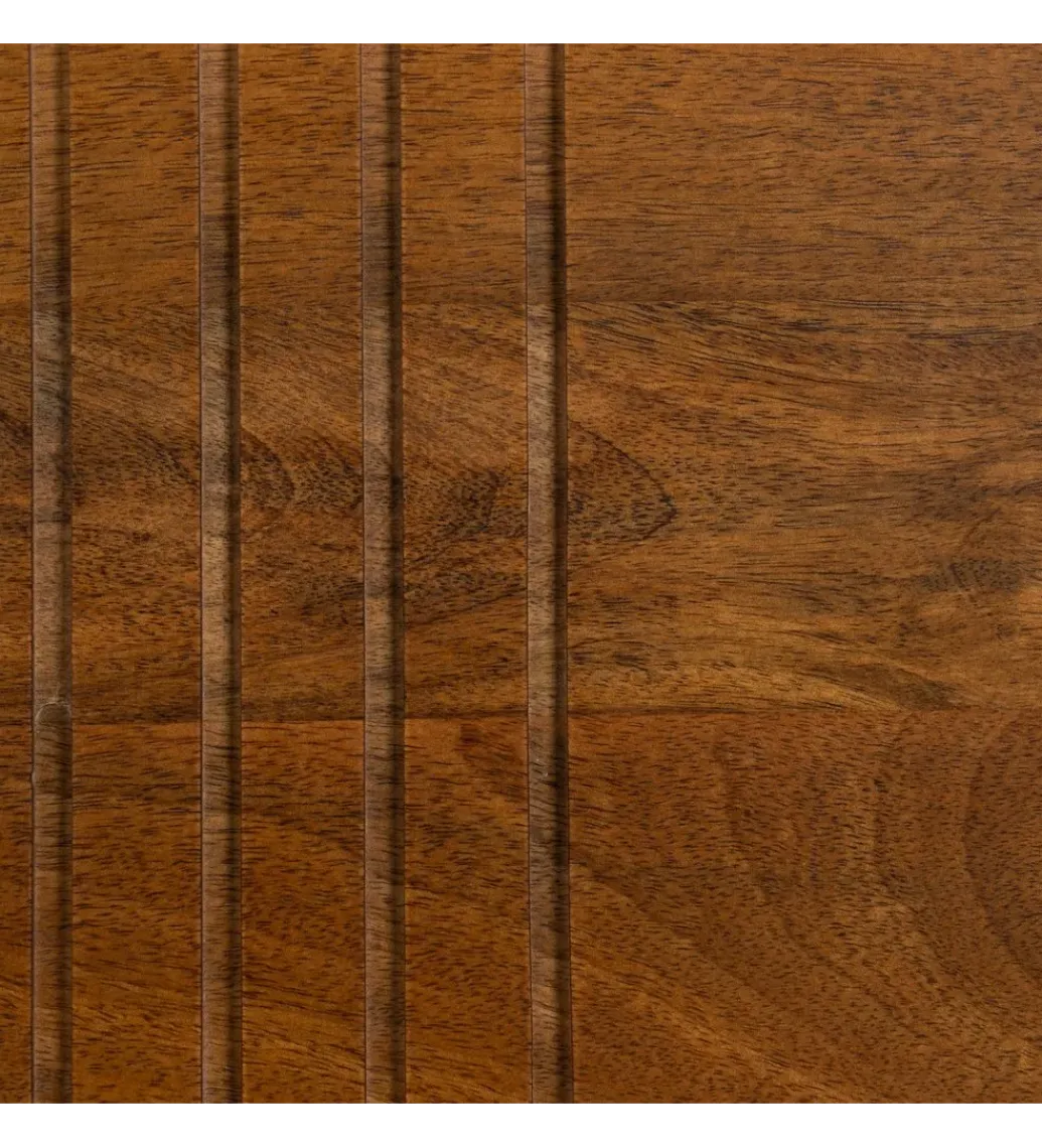 Zona-Design Stolik kawowy ABNER 110 cm drewno mango Brązowa