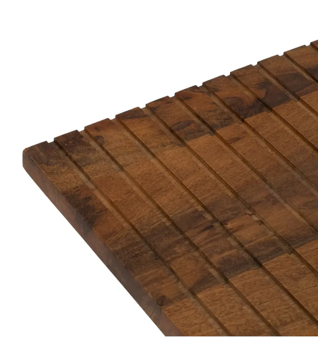 Zona-Design Stolik kawowy ABNER 110 cm drewno mango Brązowa