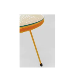 KARE Stolik kawowy ACAPULCO 50 cm mono pomarańczowy