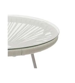 KARE Stolik kawowy ACAPULCO 50 cm mono greige