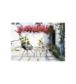 KARE Stolik kawowy ACAPULCO 50 cm naturalny