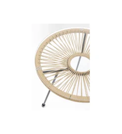 KARE Stolik kawowy ACAPULCO 50 cm naturalny